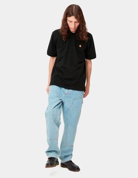 Polo CARHARTT CHASE PIQUE - Black / Gold