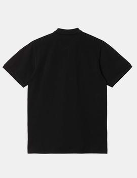Polo CARHARTT WIP CHASE PIQUE - Black / Gold