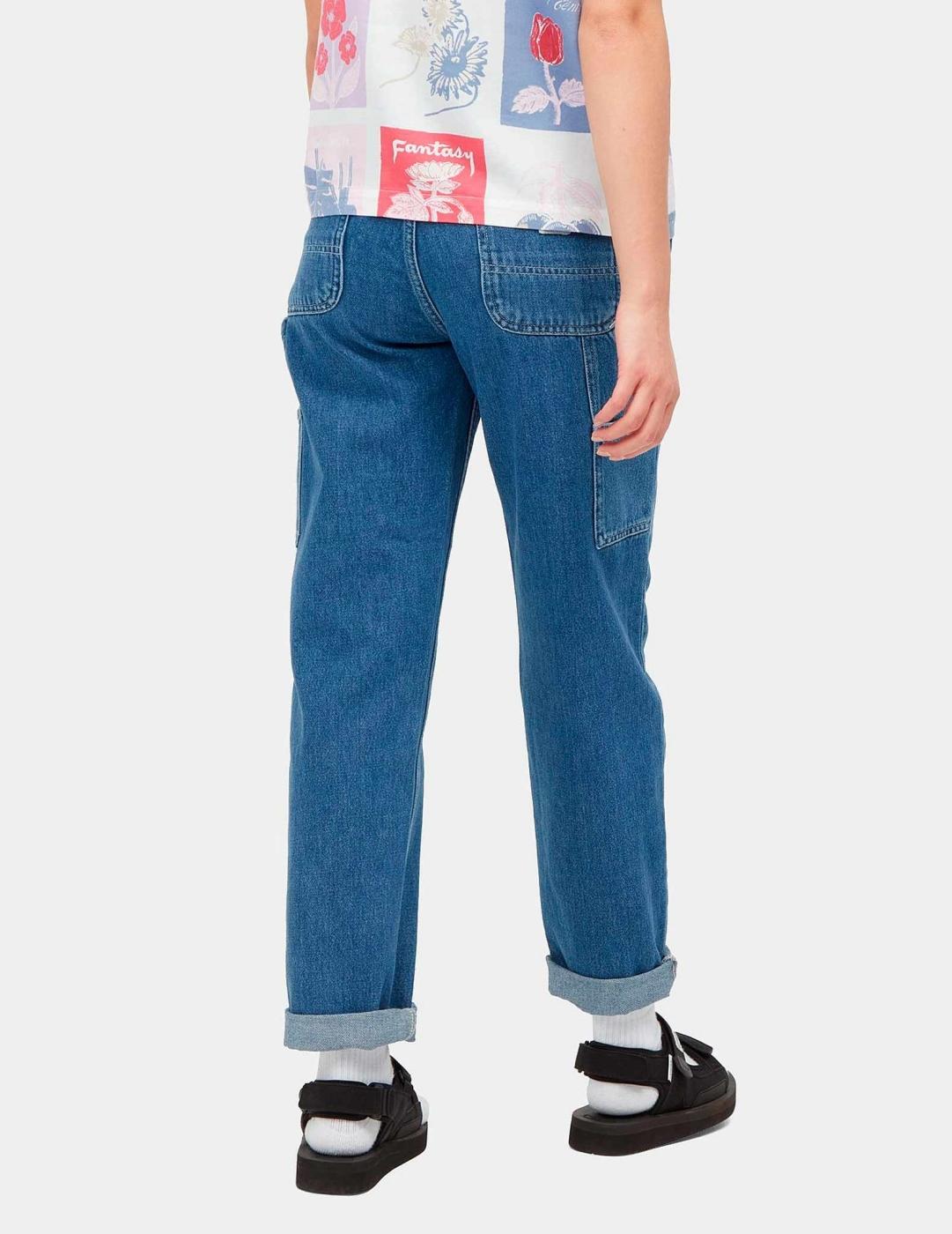 Pantalón CARHARTT W´PIERCE - Blue