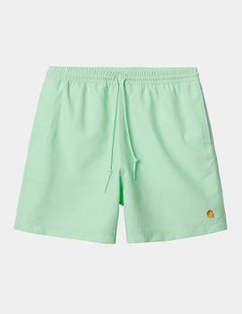 Bañador CARHARTT CHASE - Pale Spearmint / Gold