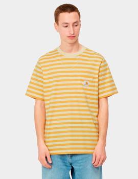Camiseta CARHARTT SCOTTY POCKET - Popsicle / Soft Yellow