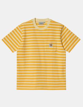 Camiseta CARHARTT SCOTTY POCKET - Popsicle / Soft Yellow