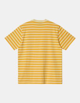 Camiseta CARHARTT SCOTTY POCKET - Popsicle / Soft Yellow