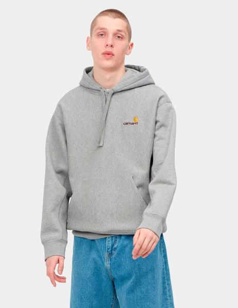 Sudadera Cap CARHARTT AMERICAN SCRIPT Grey Heather