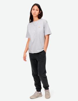 Camiseta CARHARTT W´CHASE - Ash Heather / Gold