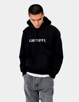 Sudadera Cap CARHARTT SWEAT - Black / White