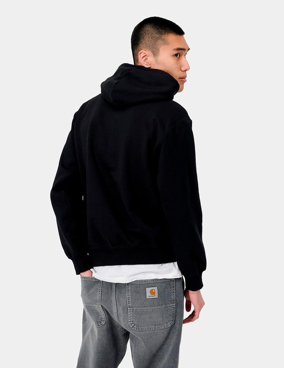 Sudadera Cap CARHARTT SWEAT - Black / White