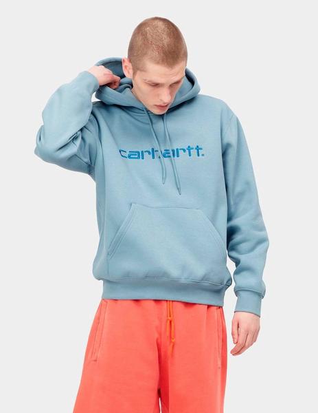 Sudadera Cap CARHARTT SWEAT Frosted Blue Gulf