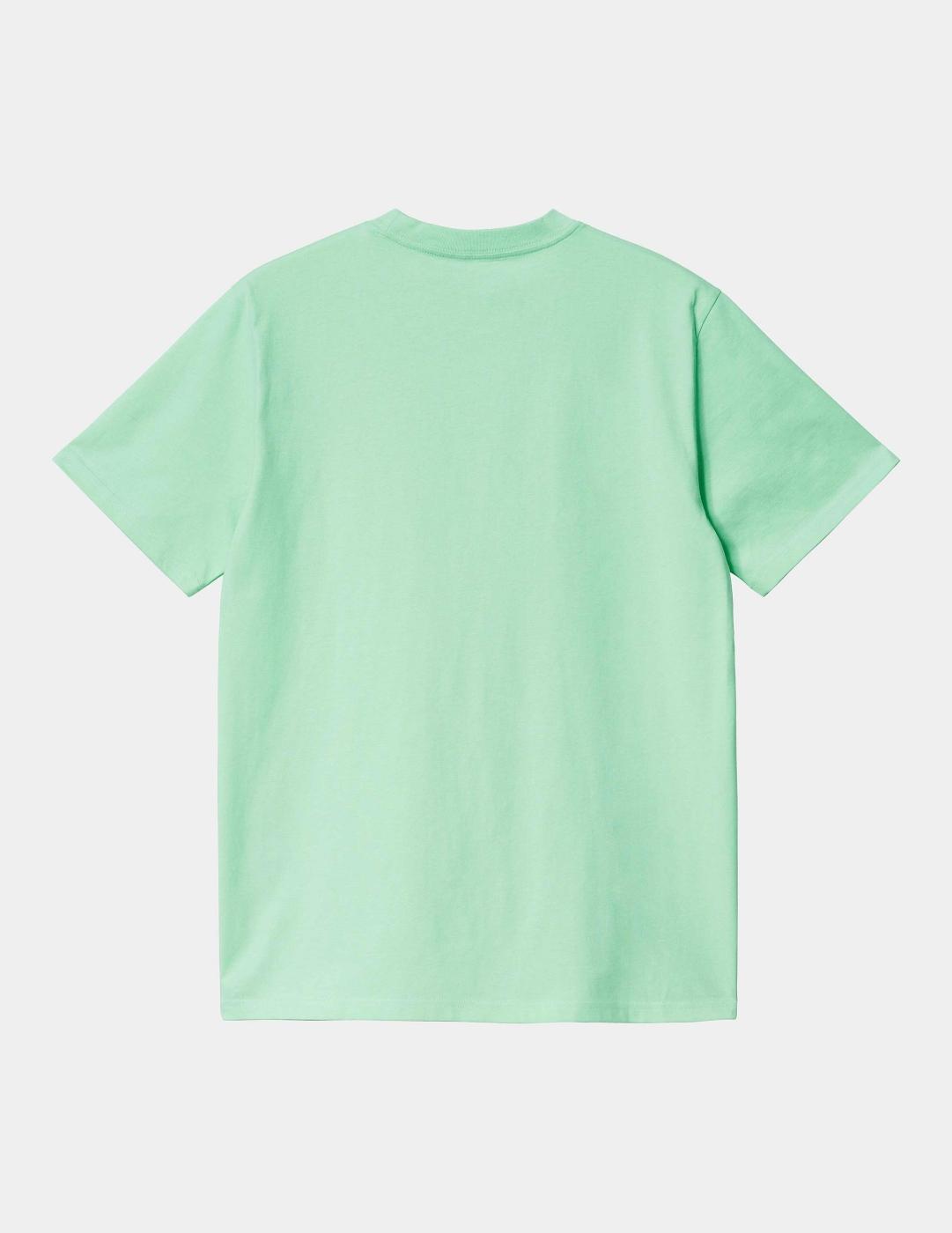 Camiseta CARHARTT SCRIPT - Pale Spearmint / Hedge