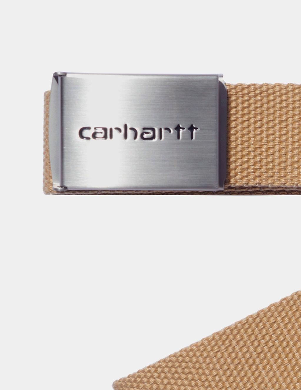 Cinturón CARHARTT CLIP CHROME - Dusty H Brown