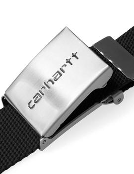 Cinturón CARHARTT WIP CLIP CHROME - Black