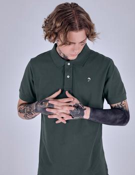 Polo LECRANE SKULL - Verde