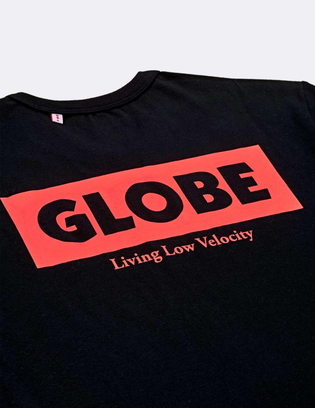 Camiseta GLOBE LIVING LOW VELOCITY  - Black