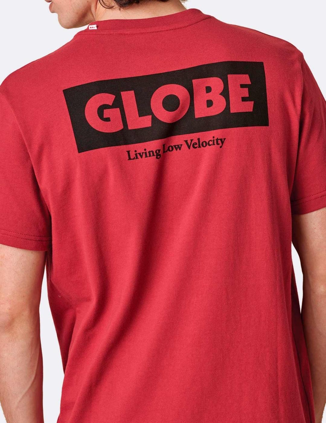 Camiseta GLOBE LIVING LOW VELOCITY  - Rhubarb