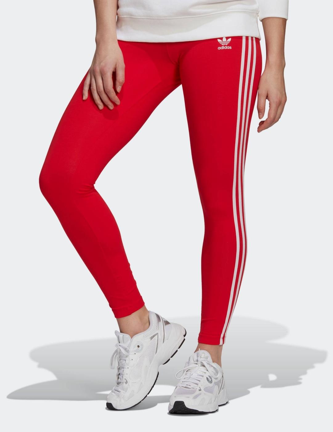 ADIDAS 3 STRIPES TIGHT - Rojo