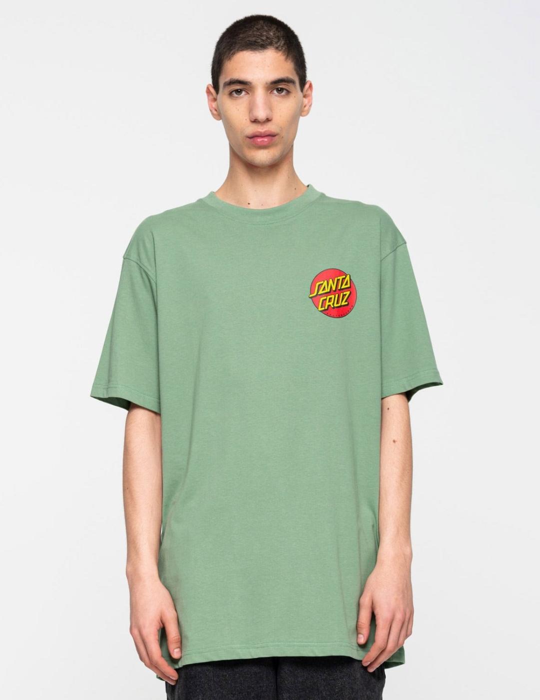 Camiseta SANTA CRUZ CLASSIC DOT CHEST  - Vintage Ivy