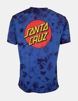 Camiseta SANTA CRUZ CLASSIC DOT CHEST - Royal Cloud Dye