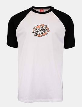 Camiseta SC WARP BROKEN DOT FRONT RAGLAN  - Black White