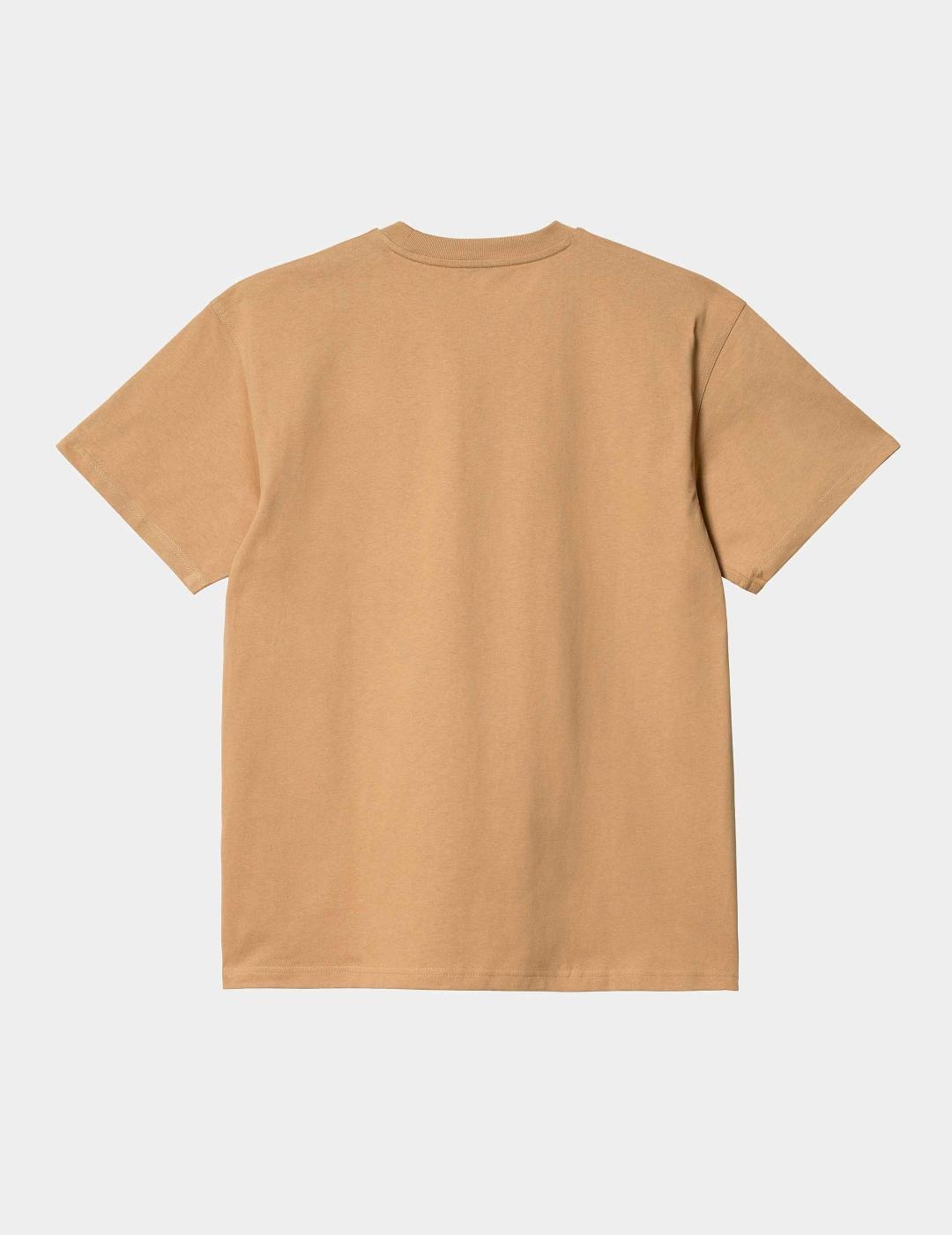 Camiseta CARHARTT AMERICAN SCRIPT - Dusty H Brown
