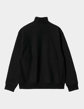 Sudadera HALF ZIP AMERICAN SCRIPT - Black