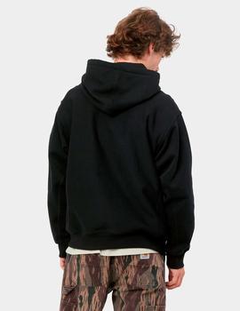 Sudadera Capucha CARHARTT AMERICAN SCRIPT - Black