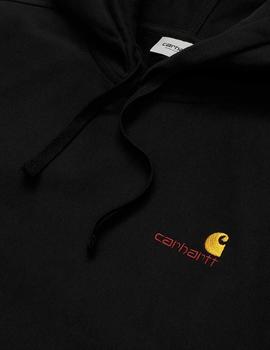 Sudadera Capucha CARHARTT WIP AMERICAN SCRIPT - Black