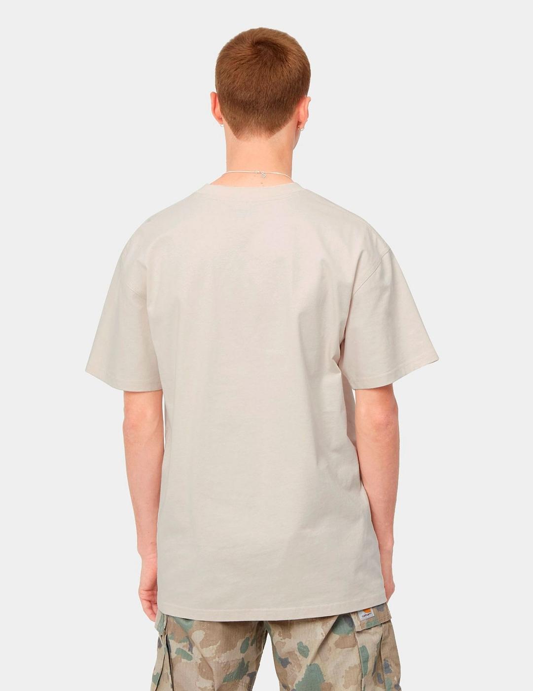 Camiseta CARHARTT WIP AMERICAN SCRIPT - Natural