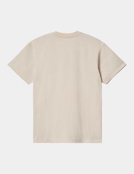 Camiseta CARHARTT AMERICAN SCRIPT - Natural