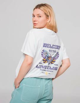 Camiseta KAOTIKO WASHED LOVE CLUB - Blanco