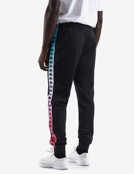 Pantalón KAPPA RASTORIA DEGRADE - Black Turquoise Fuxia