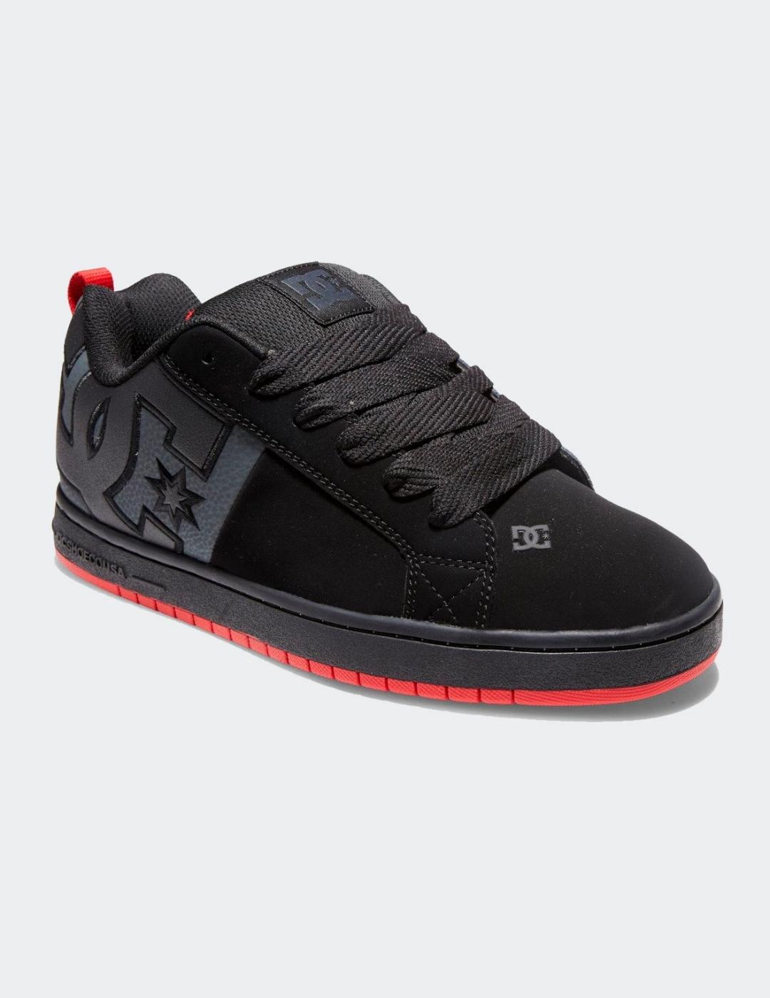 Zapatillas DC SHOES COURT GRAFFIK SQ - Black Grey Red