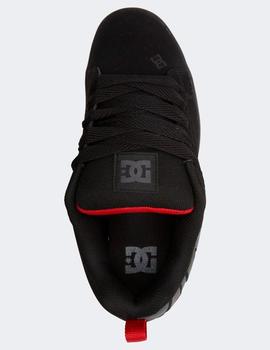 Zapatillas DC SHOES COURT GRAFFIK SQ - Black Grey Red