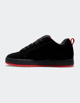 Zapatillas DC SHOES COURT GRAFFIK SQ - Black Grey Red