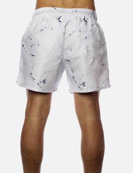 Bañador SIKSILK STANDARD SWIM SHORTS - OFF WHITE