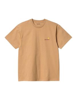 Camiseta CARHARTT AMERICAN SCRIPT - Dusty H Brown