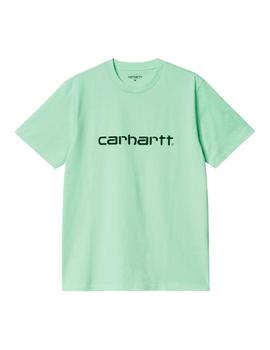 Camiseta CARHARTT SCRIPT - Pale Spearmint / Hedge