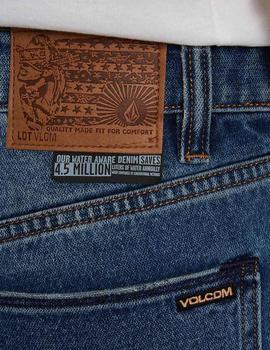 Pantalón VOLCOM 2X4 DENIM - Middle Broken Blue