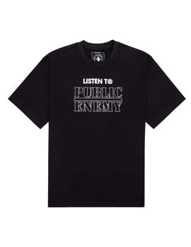 Camiseta ELEMENT PEXE LISTEN TO - Flint Black