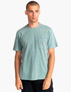 Camiseta ELEMENT BASIC POCKET LABEL  - Chinois Green