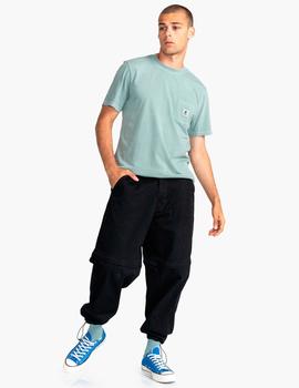 Camiseta ELEMENT BASIC POCKET LABEL  - Chinois Green