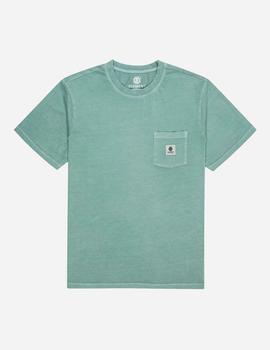 Camiseta ELEMENT BASIC POCKET LABEL  - Chinois Green