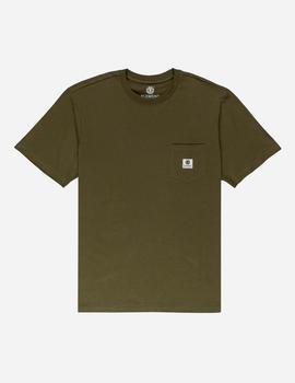 Camiseta ELEMENT BASIC POCKET LABEL  - Army