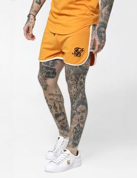 Bermuda SIKSILK RUNNER PANEL SHORTS - YELLOW