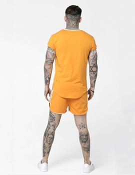 Bermuda SIKSILK RUNNER PANEL SHORTS - YELLOW