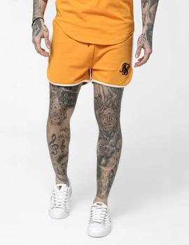 Bermuda SIKSILK RUNNER PANEL SHORTS - YELLOW