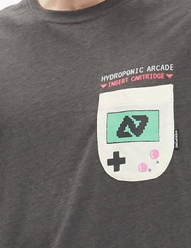 Camiseta HYDROPONIC GAME  - Used Charcoal