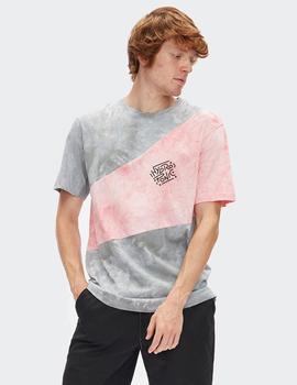 Camiseta HYDROPONIC CRYSTAL - Tie Dye Grey / Pink