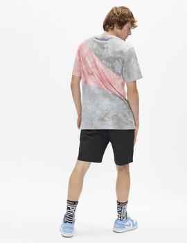 Camiseta HYDROPONIC CRYSTAL - Tie Dye Grey / Pink