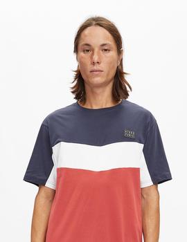 Camiseta HYDROPONIC DIAL - Navy / Cream / Terracota