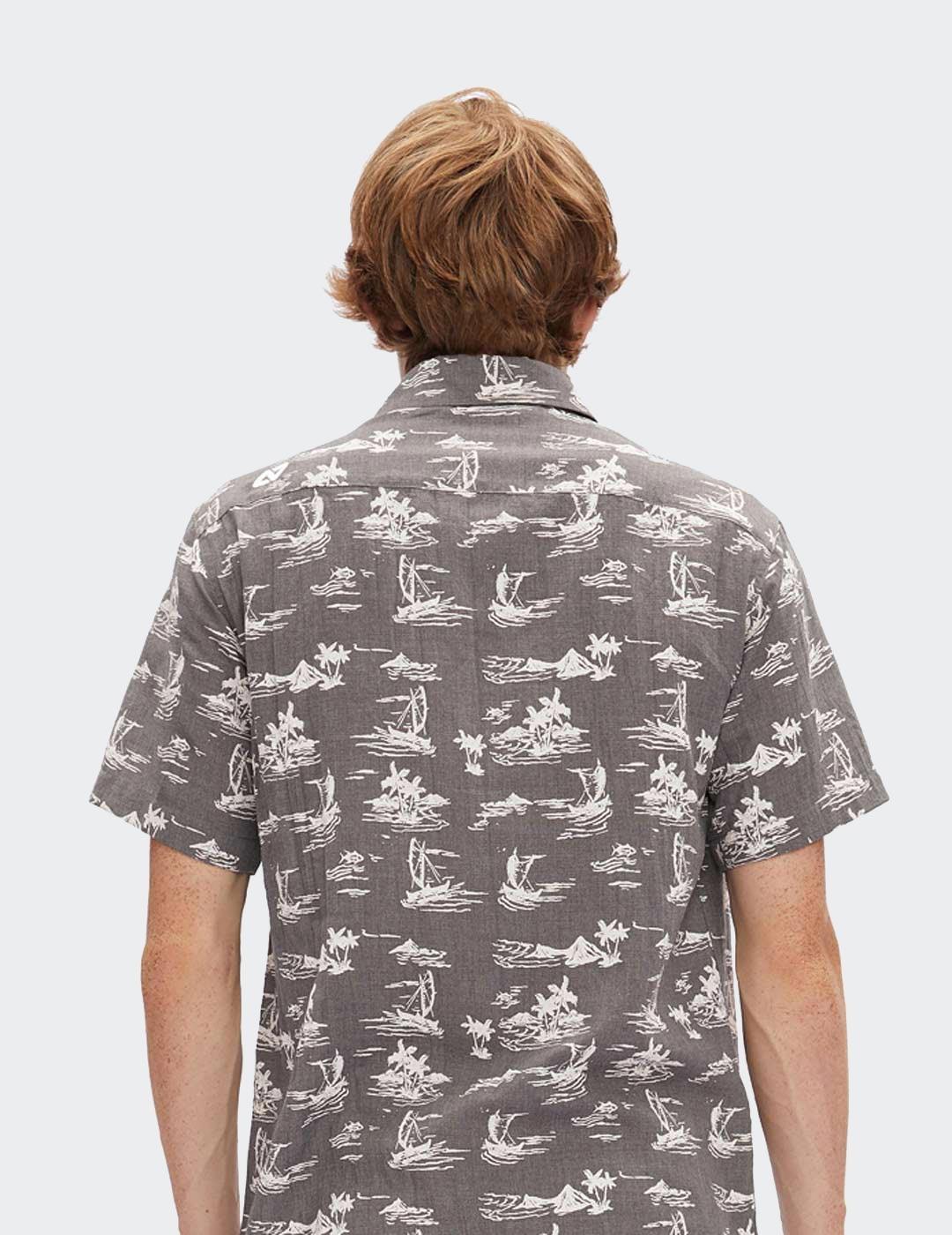 Camisa HYOPONIC LOBSTER  - Charcoal Island